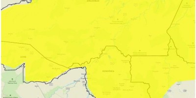Inmet emite alerta de fortes chuvas para todo estado de Rondônia nesta terça e...