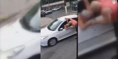 Idoso tem braço quebrado por homem após buzinar demais no trânsito; veja o vídeo