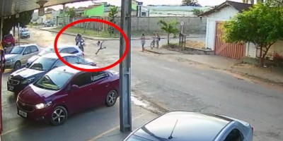 Vídeo mostra criança sendo atropelada por motocicleta em Ji-Paraná