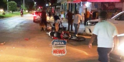 Motorista provoca acidente e foge sem prestar socorri à vítima em Vilhena