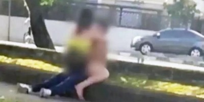 Casal é flagrado fazendo sexo em avenida de SP e escapa de agressão; veja o vídeo