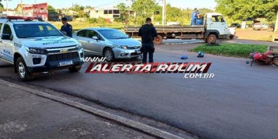 Rolim de Moura: Motociclista é socorrido após carro avançar preferencial e causar...