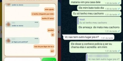 Adolescente pede socorro em jogo online após ser agredida pelo namorado: 'Me bate todo...