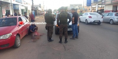Idosa fica gravemente ferida após ser atropelada por carro em Porto Velho