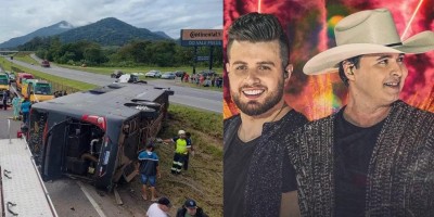 Acidente de ônibus mata cantor Aleksandro e mais 5 pessoas no interior de SP; veja...