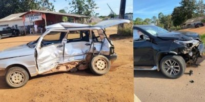 Jaru: Idoso morre em grave acidente no trevo da BR-364