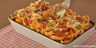 Receita para o almoço: Macarrão com carne; delicioso e apetitoso