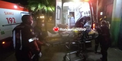 Motociclista é socorrido em estado grave após colisão com outra moto em Porto Velho