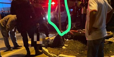 Jovem motociclista de 23 anos morre após grave acidente em Cabixi; veja o vídeo
