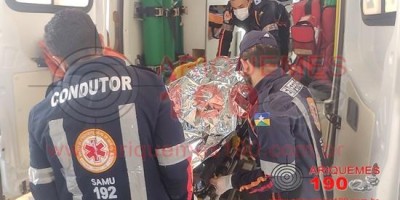 Discussão familiar termina com mulher esfaqueada com canivete em Ariquemes