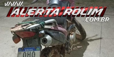 Ladrão furta moto, cai de ponte, é socorrido e preso pela PM em Nova Brasilândia