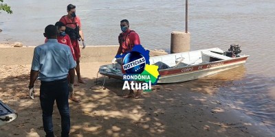 Corpo de um homem é encontrado nas águas do Rio Machado em Ji-Paraná