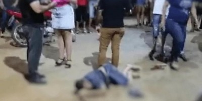 Homem é morto por policial após tentar entrar armado em bar, atirar em segurança e...