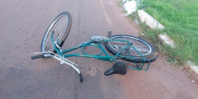 Ciclista fica gravemente ferido após ser atropelado em Rolim de Moura