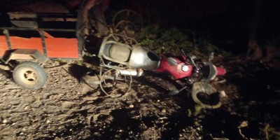 Motociclistas ficam feridos após acidente na RO-383, entre Santa Luzia e Rolim de Moura;...