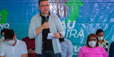 Coronel Marcos Rocha visita obras dos projetos “Tchau Poeira” e “Governo na...