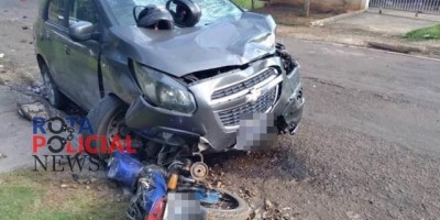 Duas pessoas ficam gravemente feridas após acidente em Colorado do Oeste
