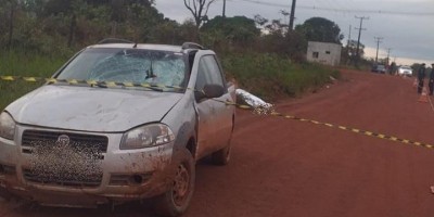 Idoso morre após ser atropelado por carro em Espigão do Oeste
