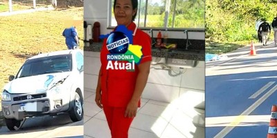 Atualizada: Mulher morre atropelada na BR-364, em Ji-Paraná
