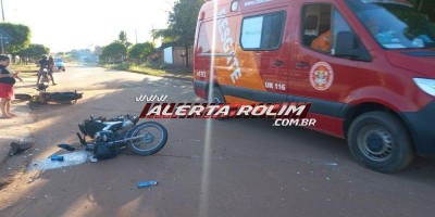 Motociclista avança preferencial, causa acidente e vai embora antes da chegada da PM em...
