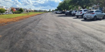 Parceria entre Estado e Município garante pavimentação asfáltica em estacionamento,...