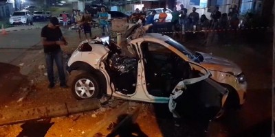 Homem morre e duas pessoas ficam gravemente feridas após capotamento em Porto Velho