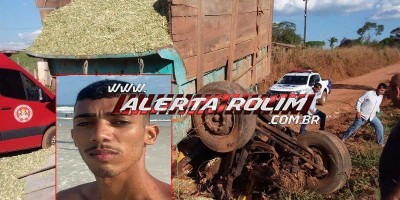 Grave acidente deixa uma pessoa morta na linha 200, zona rural de Rolim de Moura