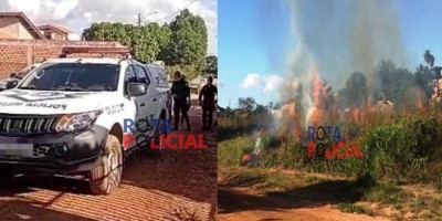 Homem ameaça vizinha que denunciou incêndio criminoso, desacata policiais, mas acaba...