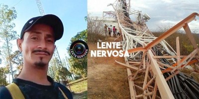 Trabalhador morre após torre de internet desabar às margens do Rio Madeira em Porto...