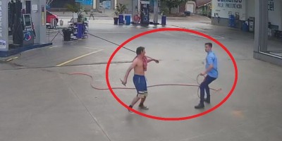 Frentista sofre tentativa de homicídio por homem conhecido como 'C* de frango' em Ouro...