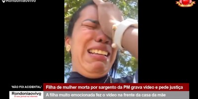 Filha grava vídeo pedindo justiça pela mãe morta por sargento da PM