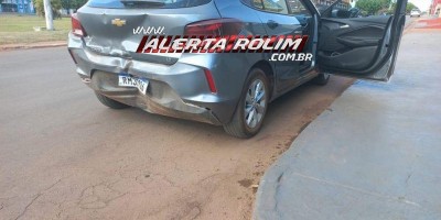 Rolim de Moura: Motorista com sinais de embriaguez bate na traseira de carro, foge, mas...