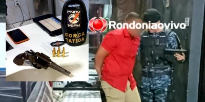 Homem é preso armado após tentar proteger irmã de agressão do marido