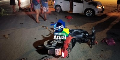 Motociclistas ficam feridos após serem atingidos por carro em grave acidente em...