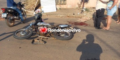 Motociclista tem perna dilacerada em acidente com motorista bêbado; veja o vídeo