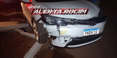 Colisão envolvendo dois carros é registrado na noite de sexta-feira em Rolim de Moura