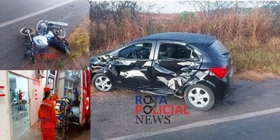 Motociclista inabilitado e possivelmente embriagado provoca grave acidente na BR-364 em...