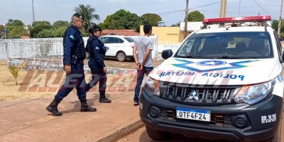 Acusado de roubo foi preso pela Polícia Militar em Rolim de Moura