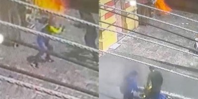 Vídeo mostra homem ateando fogo em lotérica em Manaus; cinco pessoas estão internadas