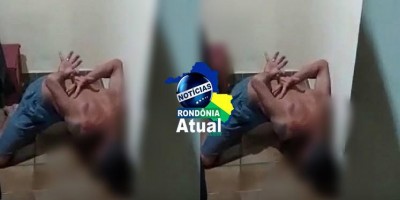 Ji-Paraná: Ladrão é pego furtando residência e, ao ser detido, se retorce todo e...
