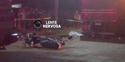 Motociclista morre após ser jogado contra carreta em acidente em Itapuã (RO)