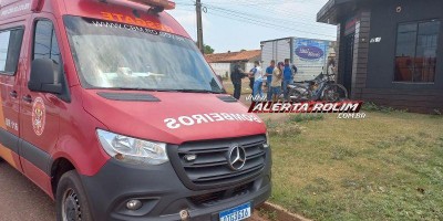 Colisão entre carro e moto é registrada em Rolim de Moura
