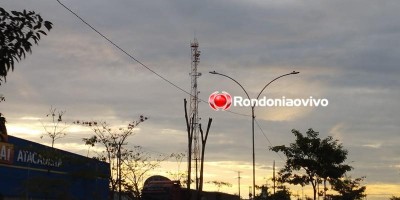 Domingo (18) de muito calor e chuvas rápidas em Rondônia