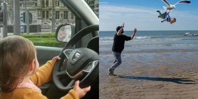 Pai viraliza na internet após enviar fotos das filhas em situações 'apavorantes' para...