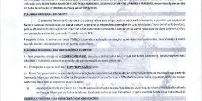 TERMO DE COMPROMISSO AMBIENTAL - 