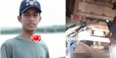 Motociclista morre após grave colisão em carreta na BR-364