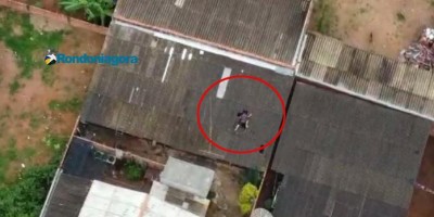 Vídeo mostra fuga de criminoso após grande cerco da Polícia 