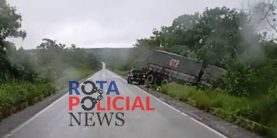 Dois acidentes são registrados na BR-364 próximo a Vilhena; vídeos