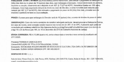 EDITAL DE CITAÇÃO 