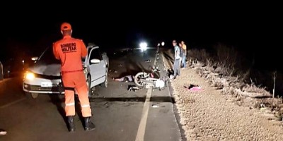Homem morre após grave colisão entre moto e carro em Jaru